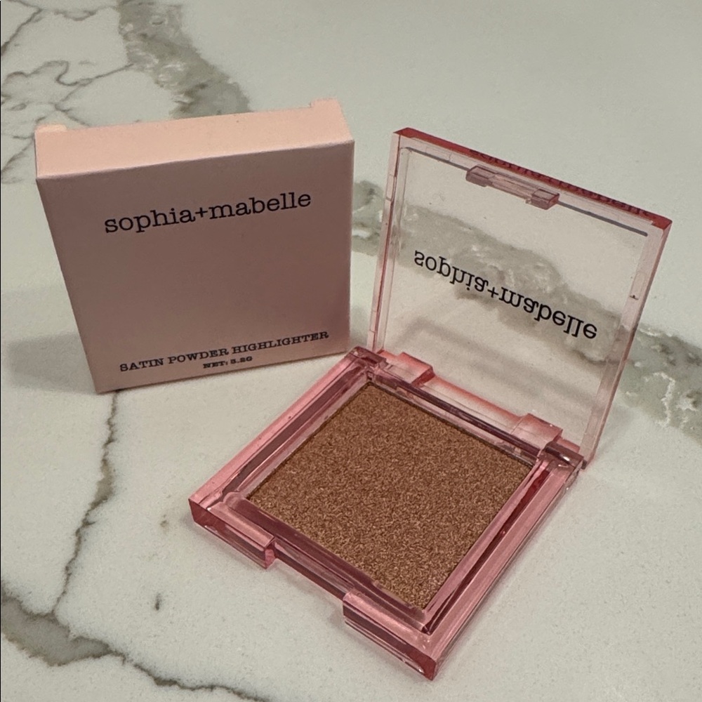 🌸5/$25🌸 Sophia + Mabelle satin powder highlighter in peach sangria